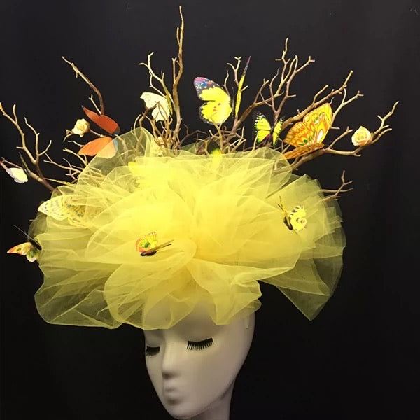 Enchanted Butterfly Garden Fantasy Headpiece
